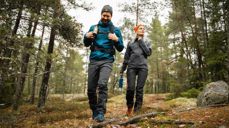 Beyond Nordic Men’s Hiking Boots are waterproof, featuring 2 points of protection