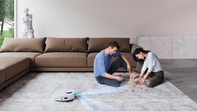 ECOVACS DEEBOT T9+: Robot Vacuum and Mop Combo with Auto-Empty Station on Gadget Flow