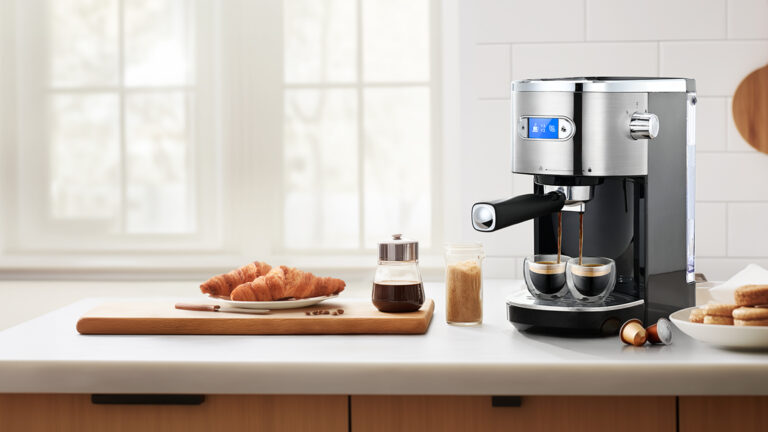 FREE VILLAGE Espresso Machine 20 Bar Coffee Maker with Milk Frother Steam Wand on Gadget Flow