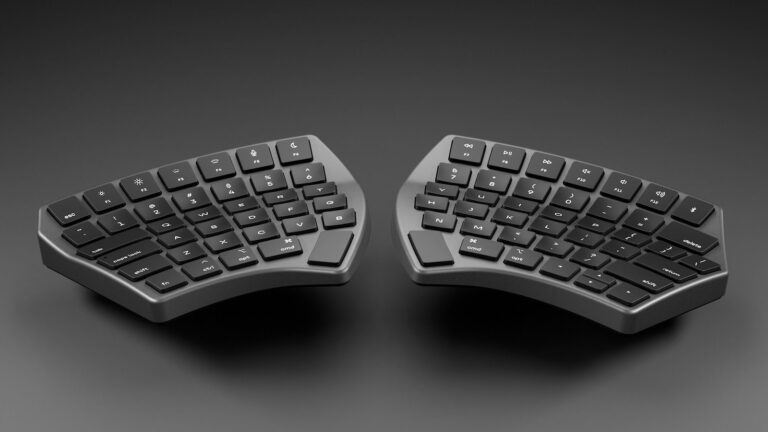 Flow Keyboard with a Split Design and Professional-Grade Materials by NUIO on Gadget Flow