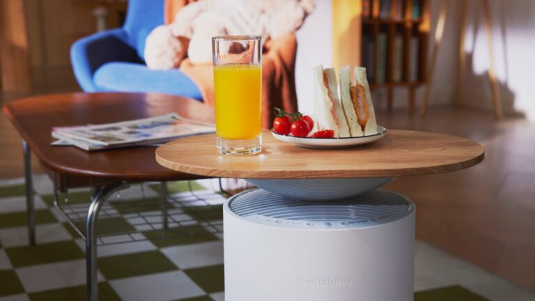 SwitchBot Air Purifier Table: Dual Functionality Addition to Any Room on Gadget Flow